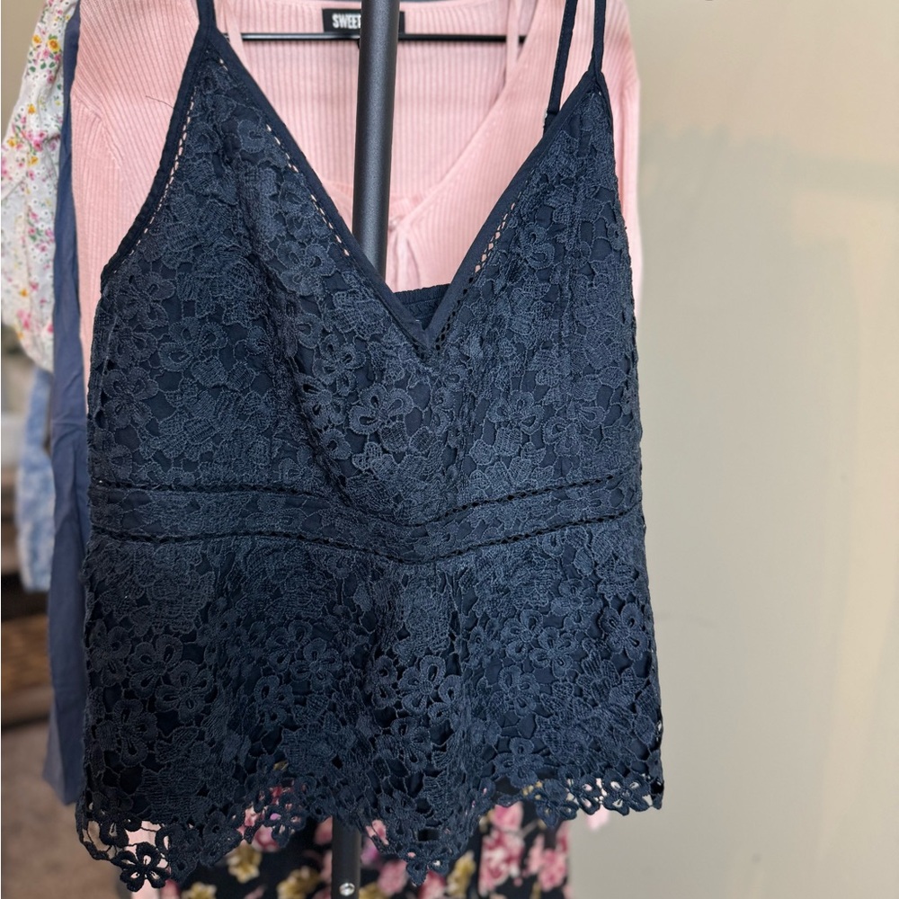 Abercrombie & Fitch Navy blouse